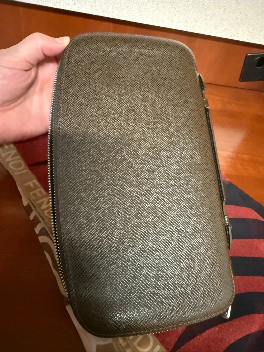Louis Vuitton Brown Zip-Around Organizer Wallet